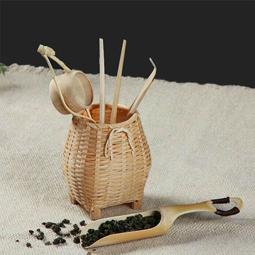 5Cgo 39589196375 功夫茶具配件 茶道零配 茶道六君子竹制茶勺茶鏟茶匙  CJS54000