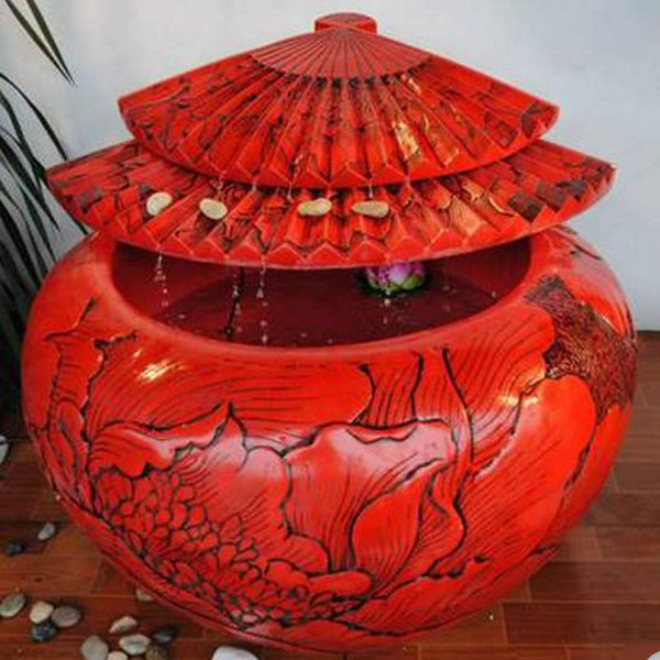 5Cgo 10755559219流水 噴泉水景擺設加濕器工藝品家居裝飾品客廳風水池擺件魚缸擺飾 大堂餐廳庭院風水擺設 CHX81110