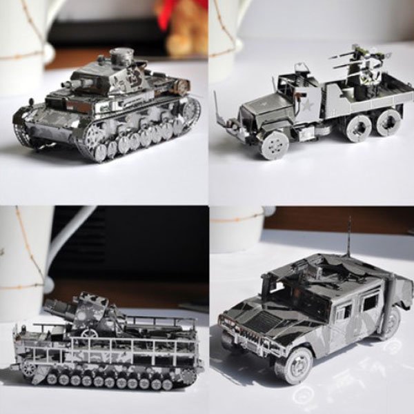 5Cgo 41007373369 金屬微型模型拼圖 3D立体金属拼图3D微型立體雕塑拼圖 金屬模型益智 WXP29000