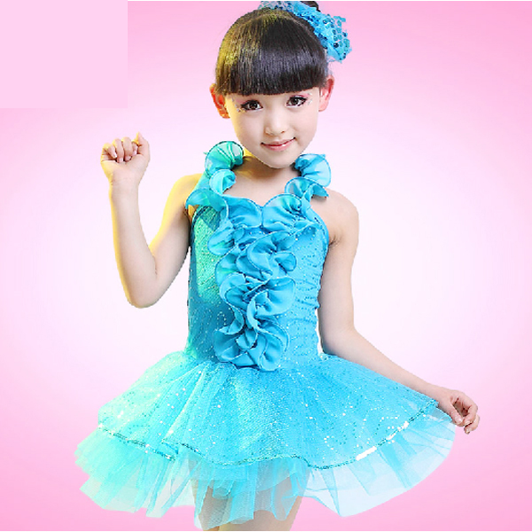 5Cgo 25298836809 小孩幼兒園表演服舞台服裝兒童演出服裝現代拉丁舞舞蹈裙    兒童舞衣 GSX84000