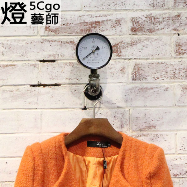 5Cgo 40338199696 服裝店衣架貨架掛衣鉤 復古水管做舊仿舊個性創意掛衣鉤 衣服鉤子  LKM83000