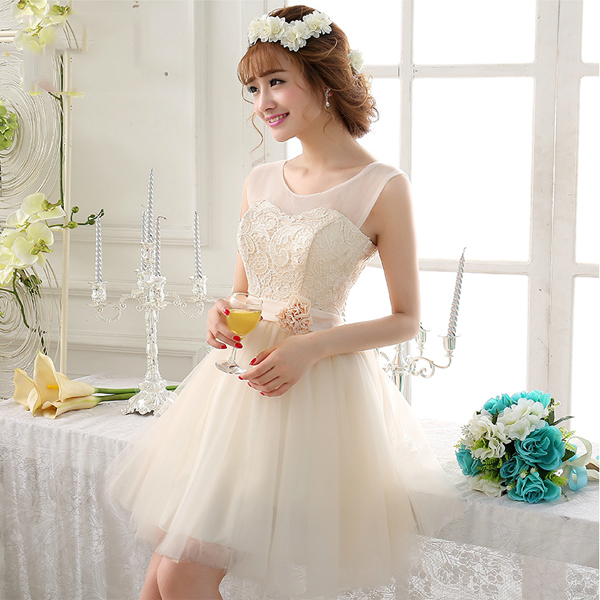 5Cgo  35617659006  新娘結婚禮服婚禮 敬酒服單肩甜美時尚婚禮服洋裝 伴娘禮服伴娘服 B款  GSX89000