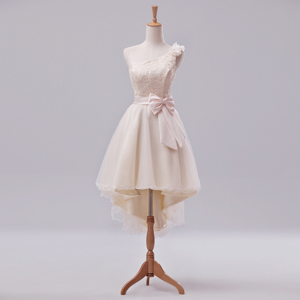 5Cgo  35617659006  新娘結婚禮服婚禮 敬酒服單肩甜美時尚婚禮服洋裝 伴娘禮服伴娘服 C款 GSX80100