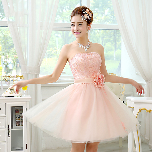 5Cgo 35627191623 新娘結婚禮服婚禮 敬酒服單肩甜美時尚婚禮服洋裝 伴娘禮服伴娘服 A款  GSX69000 