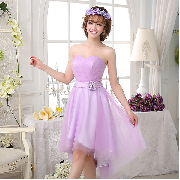 5Cgo  35616951674 新娘結婚禮服韓版女裝晚禮服收腰蕾絲連衣裙宴會晚會伴娘禮服 伴娘服B款 GSX31100