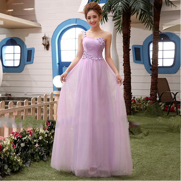 5Cgo 36361901556 新娘結婚禮服敬酒晚禮服收腰雪紡長款連衣裙宴會晚會伴娘禮服 伴娘服F款 GSX83100