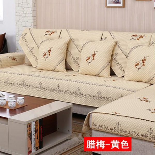5Cgo 38673462712 防滑沙發墊布藝時尚全棉高檔簡約組合沙發坐墊沙發套巾全蓋單人雙人沙發靠背巾防塵居家客廳裝飾品多種款式選擇 CHX88000