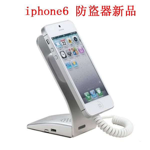 5Cgo 17752731607 iphone6手機防盜展示架手機防盜報警器充電防盜一體 蘋果防盜器 WXP52100
