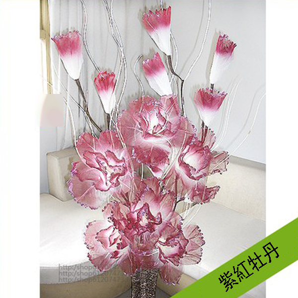 5Cgo 8313281586 大牡丹葉脈幹花婚禮慶歐式仿真假插花客廳家居落地套裝飾擺件家居落地套裝飾擺件酒店會所居家玄關大堂書房乾花花藝設計擺設婚慶新居喬遷禮物 CHX83100