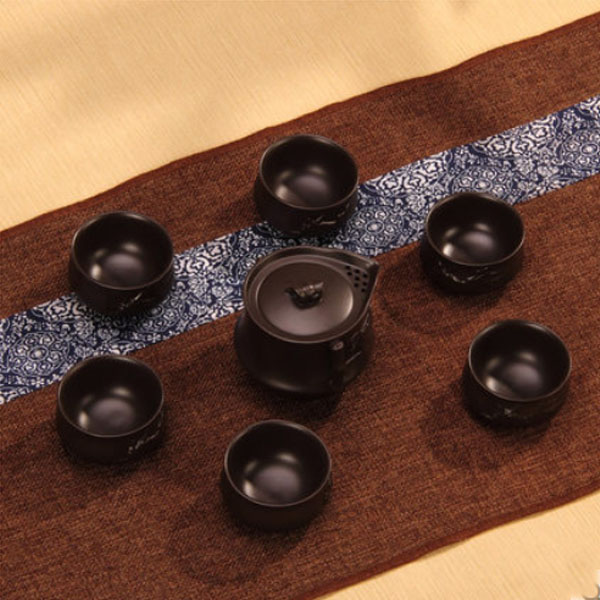 5Cgo 9762068489 精品紫砂茶藝禮盒裝整套功夫茶具套裝茶道高檔紫砂壺茶具 WXP86100
