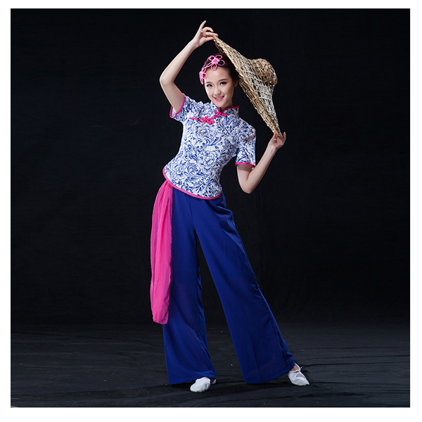 5Cgo  40250726087 古典舞蹈秧歌服民族舞台演出服舞扇子舞水墨 古典舞現代舞  GSX03100