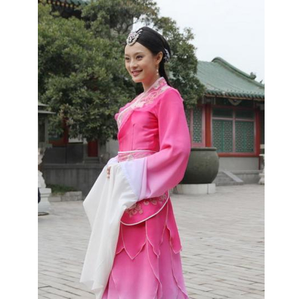 5Cgo  41229005903 古典舞蹈秧歌服民族舞荷花裙驚鴻舞 扇子舞傘舞水墨 古典舞現代舞   GSX97100
