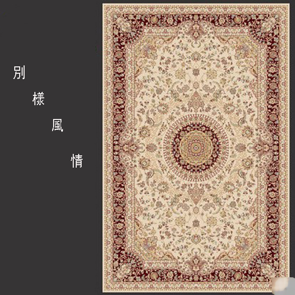 5Cgo 42855786741 土耳其進口地毯客廳茶幾墊臥室床邊地毯波斯歐式美式書房飄窗前地墊墊子  CHX08410