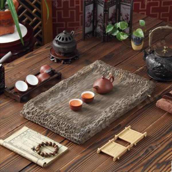 5Cgo 42479291258 紫砂茶盤仿古陶瓷茶盤手工陶土茶盤紫砂工藝茶盤仿枯木茶盤復古茶盤 WXP89200