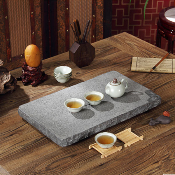 5Cgo 40674355569 石茶台正宗烏金石茶盤盤古黑金石茶台天然石茶盤仿古石茶盤 小號款 WXP88300