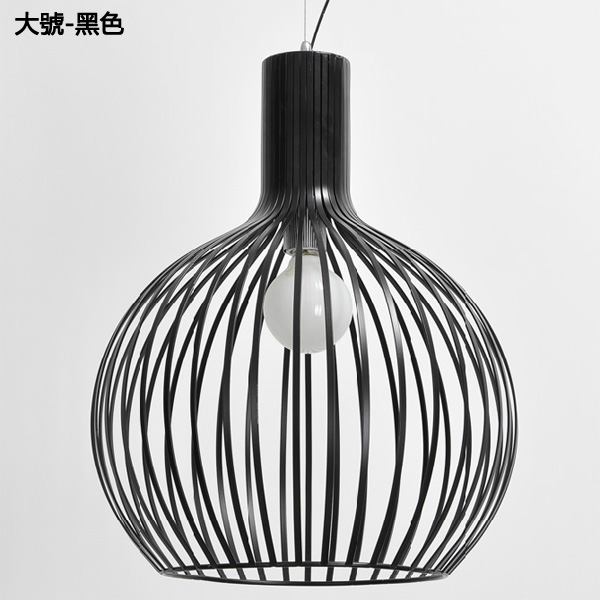 5Cgo 43128039416 北歐簡約現代鐵藝吊燈燈具 吧台咖啡廳酒吧餐廳樓梯個性吊燈-大號  LKM67200