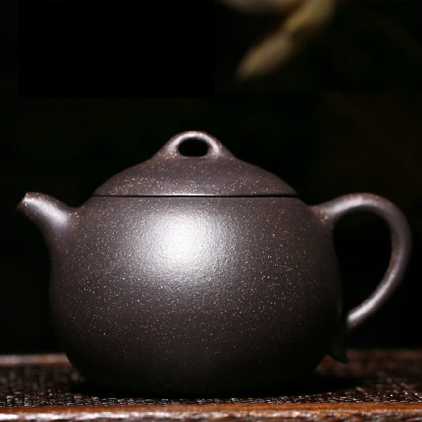 5Cgo 43378888916 紫砂壺紫砂茶具橋頂匏瓜壺泡茶壺功夫茶具茶道茶文化茶禮儀黑茶壺 LAY44200