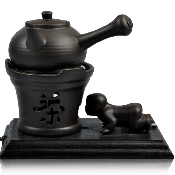 5Cgo 16837124157  茶爐紫砂茶壺陶然爐煮茶爐茶壺燒水壺加熱爐風爐 泡茶壺功夫茶具茶文化茶禮儀 LAY23100
