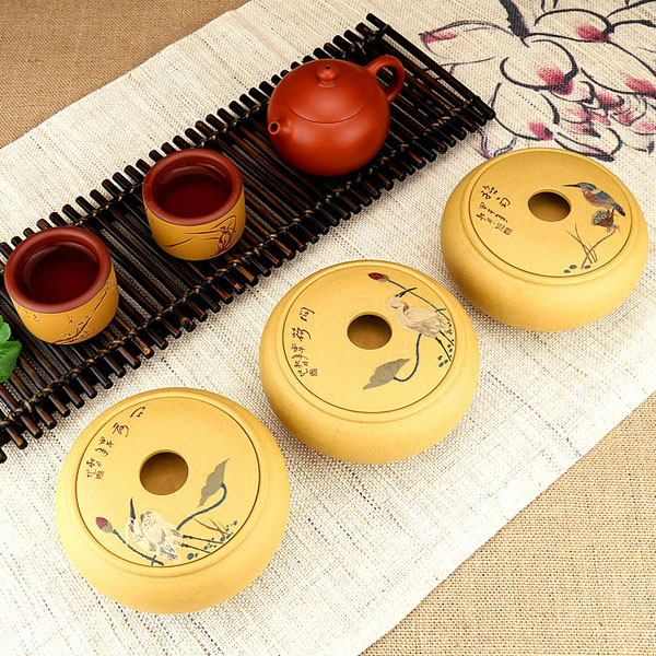 5Cgo 44700835625  宜興紫砂茶葉罐手工製作小號精品普洱罐醒茶罐陶瓷鐵觀音茶罐密封罐段泥  LAY03400