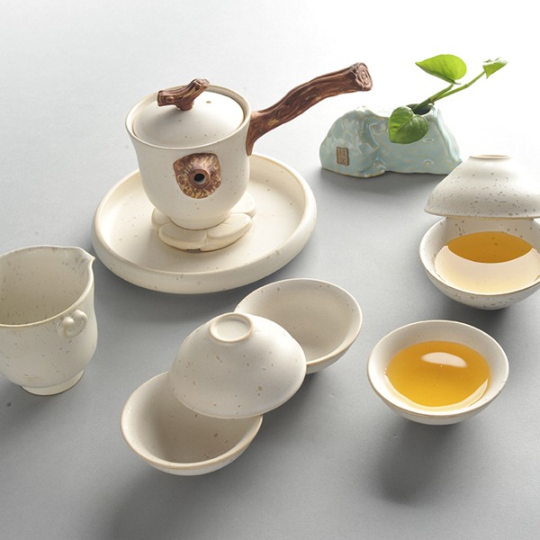 5Cgo 41017006787 冰晶釉仿宋汝窯功夫泡茶整套茶具茶壺壺墊公杯品茗杯茶海 AGL16200