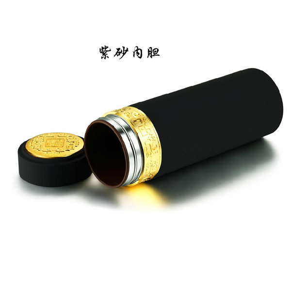 5Cgo 39753271758 高檔紫砂保溫杯養生泡茶杯內膽直杯女男士禮品水杯宜興送禮迷妳杯  LAY98000