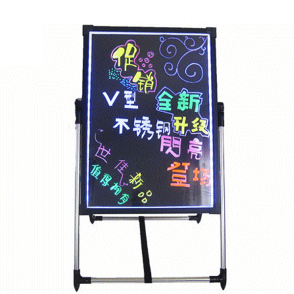 5Cgo 38561934804夜市擺攤螢光板專用led熒光板寫字板黑板廣告板手寫板熒光屏發光黑板 40*60 WXP52100