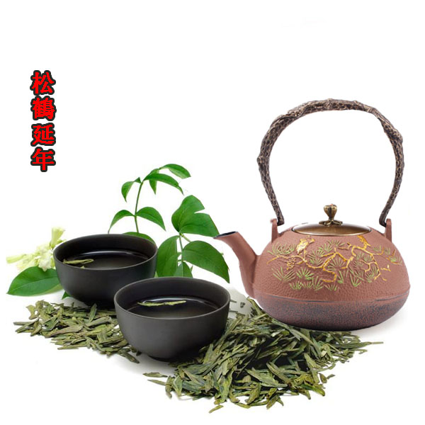 5Cgo  39816870736 鐵茶壺日本鐵壺南部老鐵壺茶壺松鶴延年生鐵壺泡茶壺燒水壺茶味飲茶   LAY94200