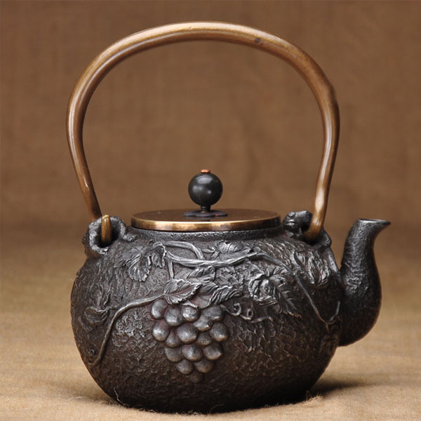 5Cgo  44161705213 功夫茶具南部生鐵器鑄鐵茶壺無塗層老鐵壺泡茶壺燒茶熱茶壺煮茶工具   LAY83310