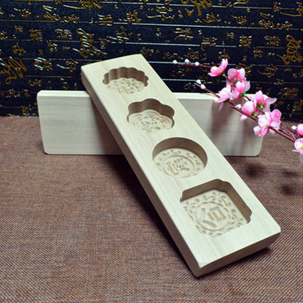 5Cgo 520063866718 烘焙模具糕點木質中秋冰皮月餅模具面食綠豆糕模具月餅木具 WXP83000