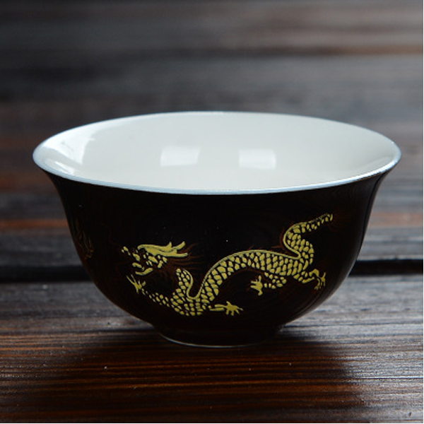 5Cgo 43342474525 冰裂釉紫砂手繪畫陶瓷茶杯茶碗茶具套裝配件專用品茗杯功夫杯喝茶杯 六個杯  LAY09000
