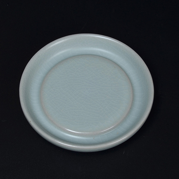 5Cgo 41481389098 精品仿宋汝窯壺承高檔功夫茶具茶道茶壺配件亮光汝瓷壺托小號壺洗   LAY85000