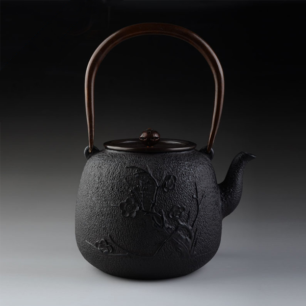 5Cgo 43775956640 南部鐵器日本原裝臘梅手工鑄鐵壺老鐵壺養生鐵壺煮水茶壺茶具  LAY88910