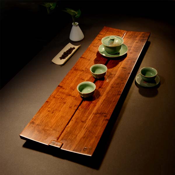 5Cgo 42860458006 重竹茶盘竹制茶盘竹茶盘茶海茶托盘茶台功夫茶盘長方形茶盤 80*25cm LAY89500
