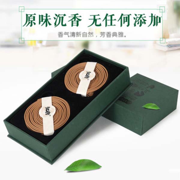 5Cgo  買二盒免運 520409912012 伊利安水沈香盤香天然安神香室內香薰香熏佛香供香2H4小時香爐香料香插供佛靜心養神  LAY99000