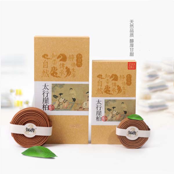 5Cgo 買二盒免運 521272884159 太行崖柏香盤香2小時純天然室內熏香安神助眠香薰香室內香爐用品 LAY95000