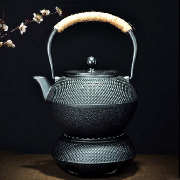 5Cgo 526877523471 茶道聖藏日本鑄鐵壺泡茶專用炭爐保溫加熱底座蜂窩功夫茶爐茶具配件一爐一壺HZS67100