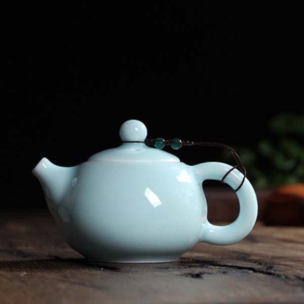 5Cgo 16850161775 茗道青瓷小茶壺冰裂釉單壺紫砂陶瓷功夫茶具茶壺過濾西施壺HZS84000
