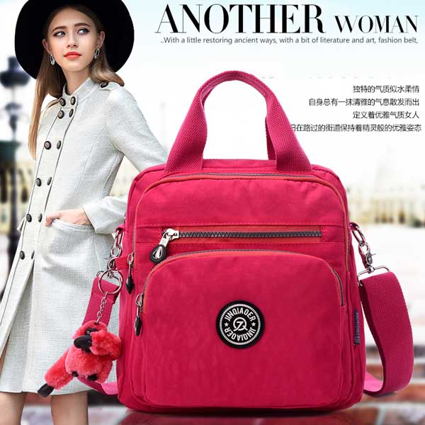 5Cgo 523842391253 女包手提包媽咪包多功能雙肩包女手提包女小包帆布包女單肩斜挎包 GSX94000