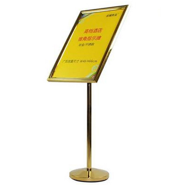 5Cgo 15927164317 大堂歐式指引牌DM廣告牌商場導向牌告示牌禮賓牌展示架超市促銷牌超大畫面46*66 WXP04200