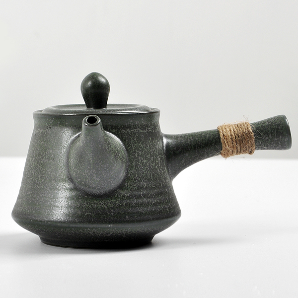 5Cgo 525751736716 茶壺陶瓷純手工仿古陶泥窯變普洱日式功夫茶具家用套裝粗陶側把壺HZS87000