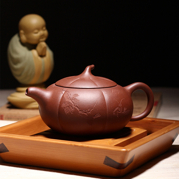 5Cgo 41579441913 扁壺紫泥宜興紫砂壺精品茶具紫砂茶壺中品功夫茶具泡茶壺HZS66000 