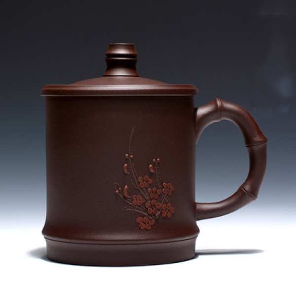 5Cgo 36126660299 紫砂茶壺茶杯宜興蓋杯全手工梅花紫砂杯精品男女士杯子  HZS86100