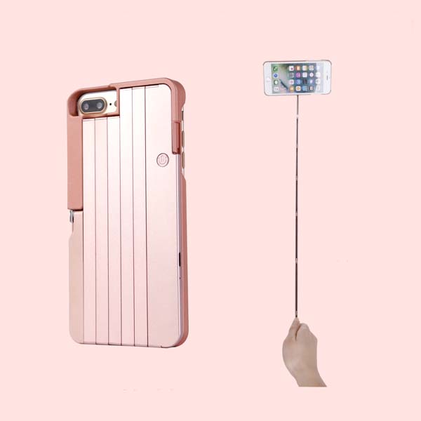 5Cgo 536228771654 蘋果7輕薄便攜自拍桿手機殼iphone7plus蘋果6plus鋁合金精品多功能正品 XMJ02100