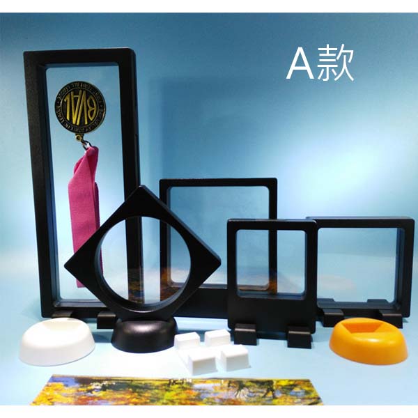 5Cgo 525355627530 透明禮品盒展示盒懸浮3D展示架高端標本藥材鋼筆筆架展示多用途門市通用-a款 XMJ83000
