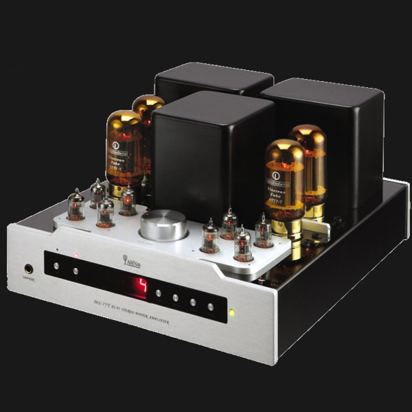 5Cgo 523308448557 鋁合金拉絲面板MS-77T 6JI膽機發燒 HiFi 高保真功率放大器電子管功放 AGL085300
