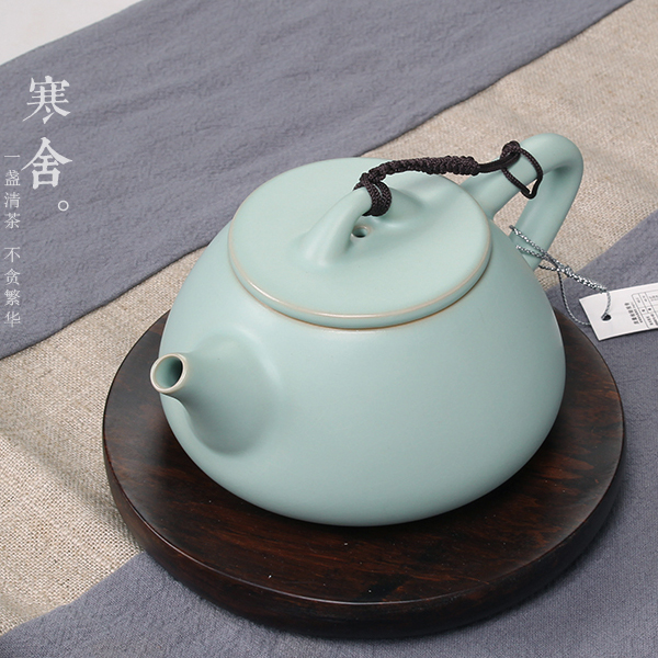 5Cgo 531290048642 汝窯茶壺陶瓷茶具套裝汝瓷開片石瓢壺冰裂功夫茶杯茶具大號泡茶壺  HJT87000