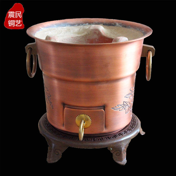 5Cgo 537428228333 全銅燒碳爐燒茶爐茶壺茶杯泡茶茶道配件功夫茶煮茶爐銅壺鐵壺專用禅意碳爐茶爐 HJT59210