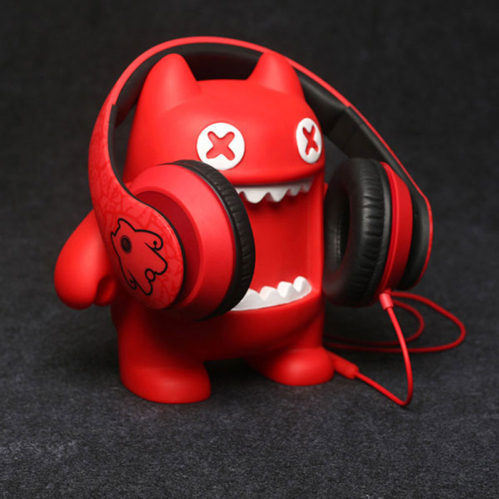 5Cgo 531610557682 魔鬼貓音魔耳機頭戴式重低音耳麥 Hi-Fi 電腦手機通用遊戲 PY84100
