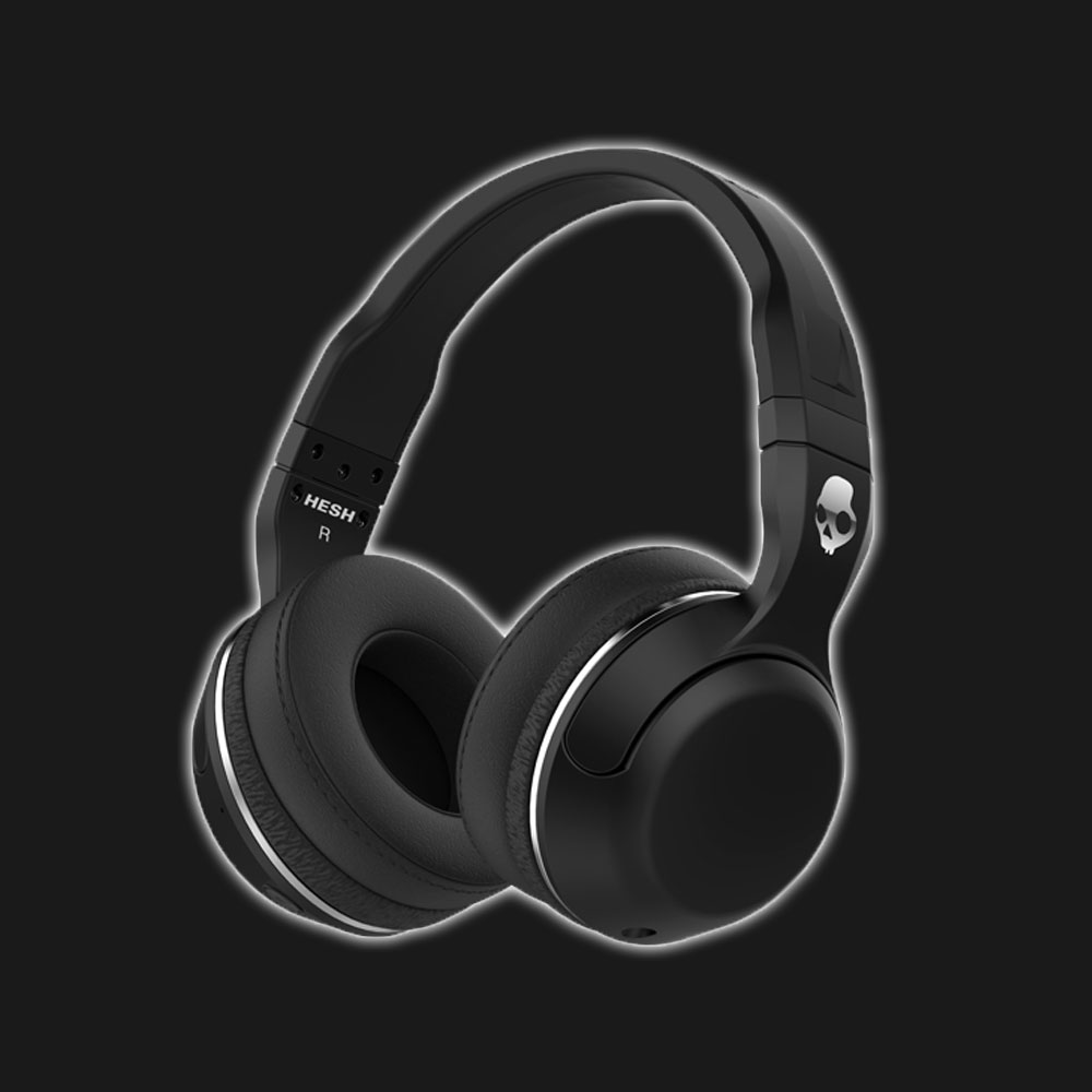 5Cgo 522041980604 HESH2 WIRELESS 骷髏頭無線藍牙4.1耳罩式耳機重低音帶麥全包耳頭戴式 PY99700
