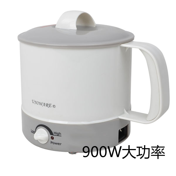 5Cgo 45881621794 出國電煮鍋宿舍學生鍋900W大功率泡麵煲1.3L多功能煲粥鍋燒開水神器(台灣110V電專用) XMJ18000